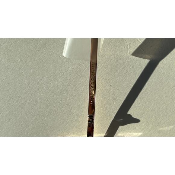 Lele Sadoughi 14k gold Faux Pearls UV Cat Eye Sunglasses NEW - Picture 10 of 14